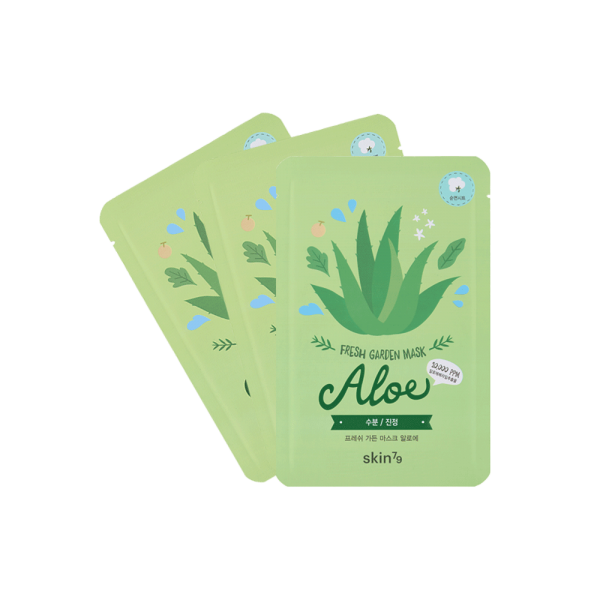 Pack 3 Mascarillas Hidratantes Fresh Garden – Aloe